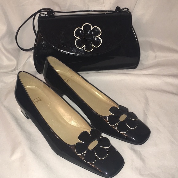 Stuart Weitzman Shoes - Stuart Weitzman handbag an block heels